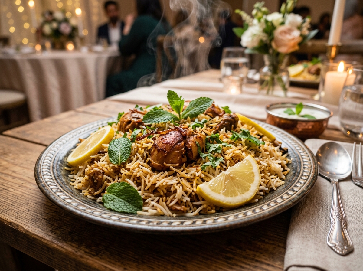 Gourmet Biryani Dish